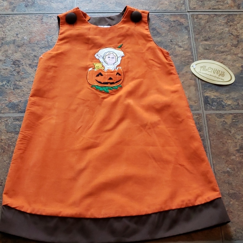Pumpkin Sleevles Dress